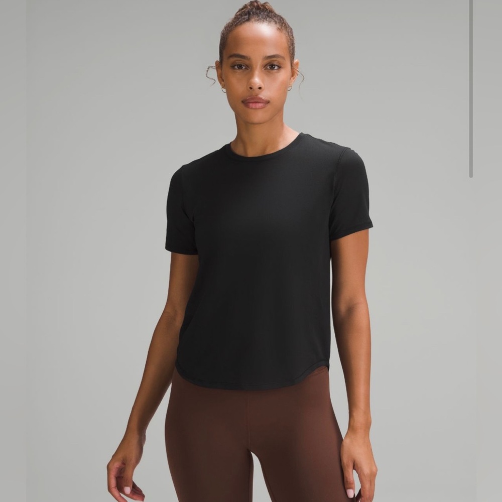 Lululemon High Neck Run and Train Tee